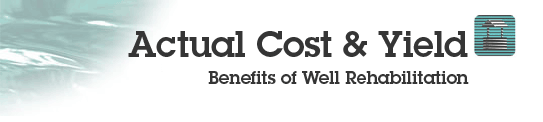 The Actual Cost & Yield Benefits of Well Rehabilitation